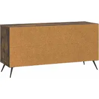 vidaXL Meuble TV en chêne fumé 102 x 34,5 x 50 cm en aggloméré