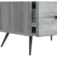 vidaXL Meuble TV Sonoma gris 147 x 34,5 x 30 cm en aggloméré