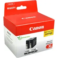Canon PGI-2500XL Twin pack - Noir - Cartouche d'encre - Multipack