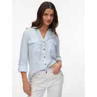 Vero Moda 5715675699996 Chemise Et Haut Manches Longues Viscose - Xl