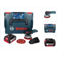 Bosch GEX 18V-125 Professional Ponceuse excentrique sans fil 18 V 125 mm Brushless + 1x batterie 5,0 Ah + L-BOXX - sans chargeur