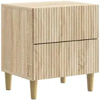 vidaXL Cabinet de chevet avec tiroir Chêne Sonoma 43 x 34,5 x 48 cm