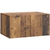 Syfax Meuble TV mural Bois ancien 59,5 x 41 x 30 cm Bois d'ingénierie