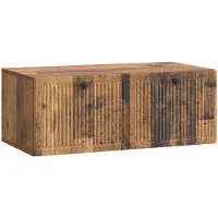 Syfax Meuble TV mural Bois ancien 78,5 x 41 x 30 cm Bois d'ingénierie