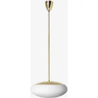 Lucis Suspension DAPHNE ZT 2x75(57)W E27 verre laiton opale ZT.12.D450.84