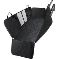 OEM Couverture pour chien pour siège arrière avec fenêtre grillagée, imperméable, antidérapante, noire