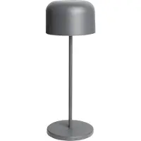 Olympia Lampe de table Siena, dôme rond gris 300 mm