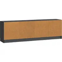 vidaXL Meuble TV noir 150 x 31 x 47 cm en aggloméré