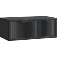 vidaXL Meuble TV mural , noir, 78,5 x 41 x 30 cm