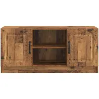 vidaXL Meuble TV en bois recyclé 102 x 34,5 x 47 cm, aggloméré