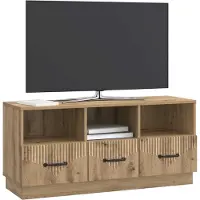 vidaXL Meubles TV, 102 x 34,5 x 47 cm, imitation chêne artisanal, panneaux de particules