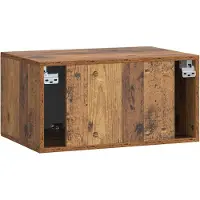 vidaXL Meuble TV mural en bois vieilli 59,5 x 41 x 30 cm