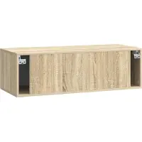 vidaXL Meuble TV mural en chêne Sonoma 98 x 41 x 30 cm