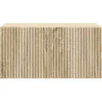 vidaXL Meuble TV mural 59,5 x 31 x 30 cm, chêne Sonoma