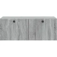 vidaXL Meuble TV mural , gris Sonoma, 78,5 x 41 x 30 cm