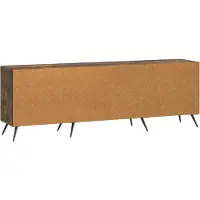vidaXL Meuble TV en chêne fumé 150 x 31 x 50 cm, aggloméré