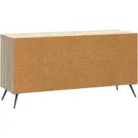 vidaXL Meuble TV en chêne Sonoma 102 x 34,5 x 50 cm, aggloméré