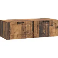 vidaXL Meuble TV mural Bois ancien 98 x 41 x 30 cm Bois d'ingénierie