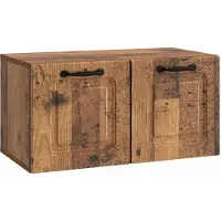 vidaXL Meuble TV mural en bois recyclé 59,5 x 31 x 30 cm