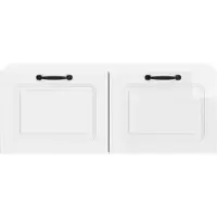 vidaXL Meuble TV mural , blanc brillant, 78,5 x 41 x 30 cm