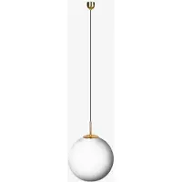 Lucis Lampe suspendue POLARIS ZK PE 1x100(77)W E27 plastique laiton opale ZK.11.300.84 PE