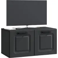 vidaXL Meuble TV mural , noir, 59,5 x 31 x 30 cm