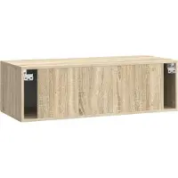 vidaXL Meuble TV mural en chêne Sonoma 98 x 41 x 30 cm