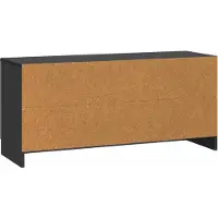 vidaXL Meuble TV noir 102 x 34,5 x 47 cm en aggloméré