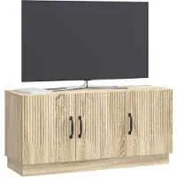 vidaXL Meuble TV en chêne Sonoma 99 x 34,5 x 47 cm, aggloméré