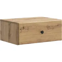 vidaXL Cabinet de chevet mural Chêne artisanal 49 x 34,5 x 20 cm