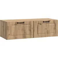 vidaXL Meuble TV mural en chêne Artisan, 98 x 41 x 30 cm