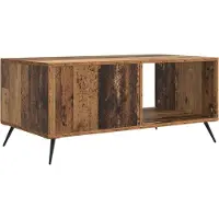 vidaXL Table basse en vieux bois 90 x 50 x 40 cm Bois composite