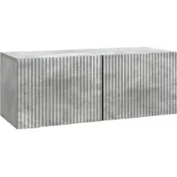 vidaXL Meuble TV mural 78,5 x 31 x 30 cm Gris béton