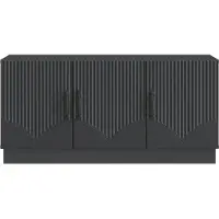 vidaXL Meuble TV noir 99 x 34,5 x 47 cm en aggloméré