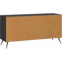 vidaXL Meuble TV noir 102 x 34,5 x 50 cm en aggloméré