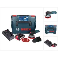 Bosch GEX 18V-125 Professional Ponceuse excentrique sans fil 18 V 125 mm Brushless + 1x batterie 4,0 Ah + chargeur + L-BOXX