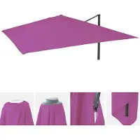 OEM Housse de protection pour parasol de plage de 300 à 400 cm en toile Oxford – résistante aux UV et aux intempéries