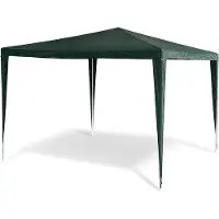 OEM Grande tente verte de 3 x 3 m, lot de 25, toit en PE, tente de réception, tente de camping, tente de jardin