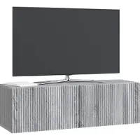 vidaXL Meuble TV mural , gris Sonoma, 98 x 31 x 30 cm