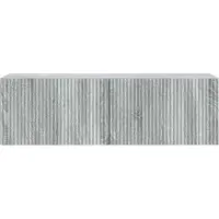 vidaXL Meuble TV mural, 98 x 31 x 30 cm, imitation chêne Sonoma gris