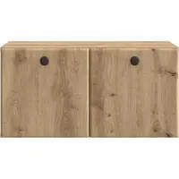 vidaXL Meuble TV mural 59,5 x 31 x 30 cm, chêne Artisan