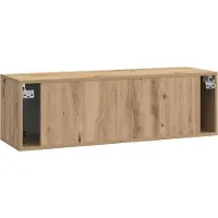 vidaXL Meuble TV mural 98 x 31 x 30 cm, chêne Artisan