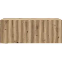 vidaXL Meuble TV mural 78,5 x 31 x 30 cm, chêne Artisan