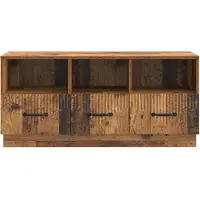 vidaXL Meuble TV en bois recyclé 102 x 34,5 x 47 cm, aggloméré