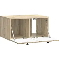 vidaXL Meuble TV mural 59,5 x 41 x 30 cm, chêne Sonoma
