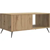 vidaXL Table basse en chêne Artisan 90 x 50 x 40 cm Bois composite