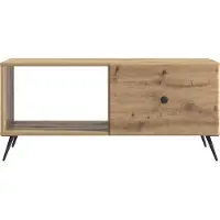 vidaXL Table basse en chêne Artisan 90 x 50 x 40 cm Bois composite