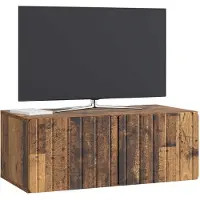 vidaXL Meuble TV mural 78,5 x 41 x 30 cm en bois recyclé