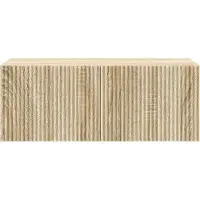 vidaXL Meuble TV mural 78,5 x 41 x 30 cm Chêne Sonoma