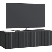 vidaXL Meuble TV mural 98 x 41 x 30 cm Noir Panneau de particules